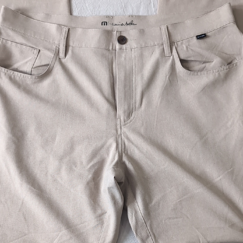 Travis Mathew Tan Dress Pants
